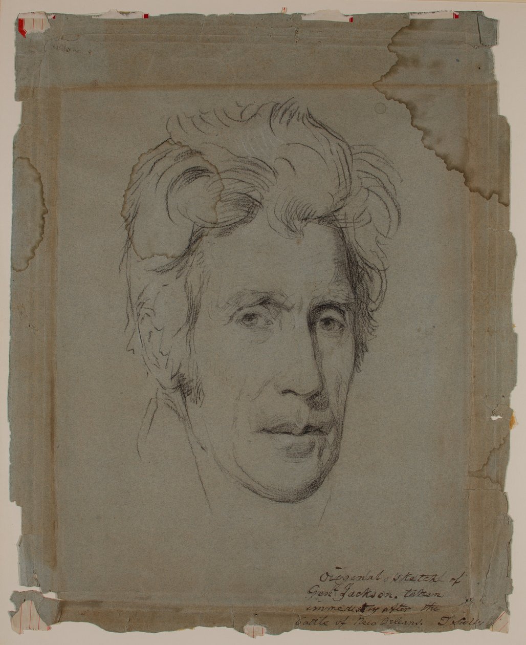 Andrew Jackson, After the Battle of New Orleans, c.1815 by Thomas Sully