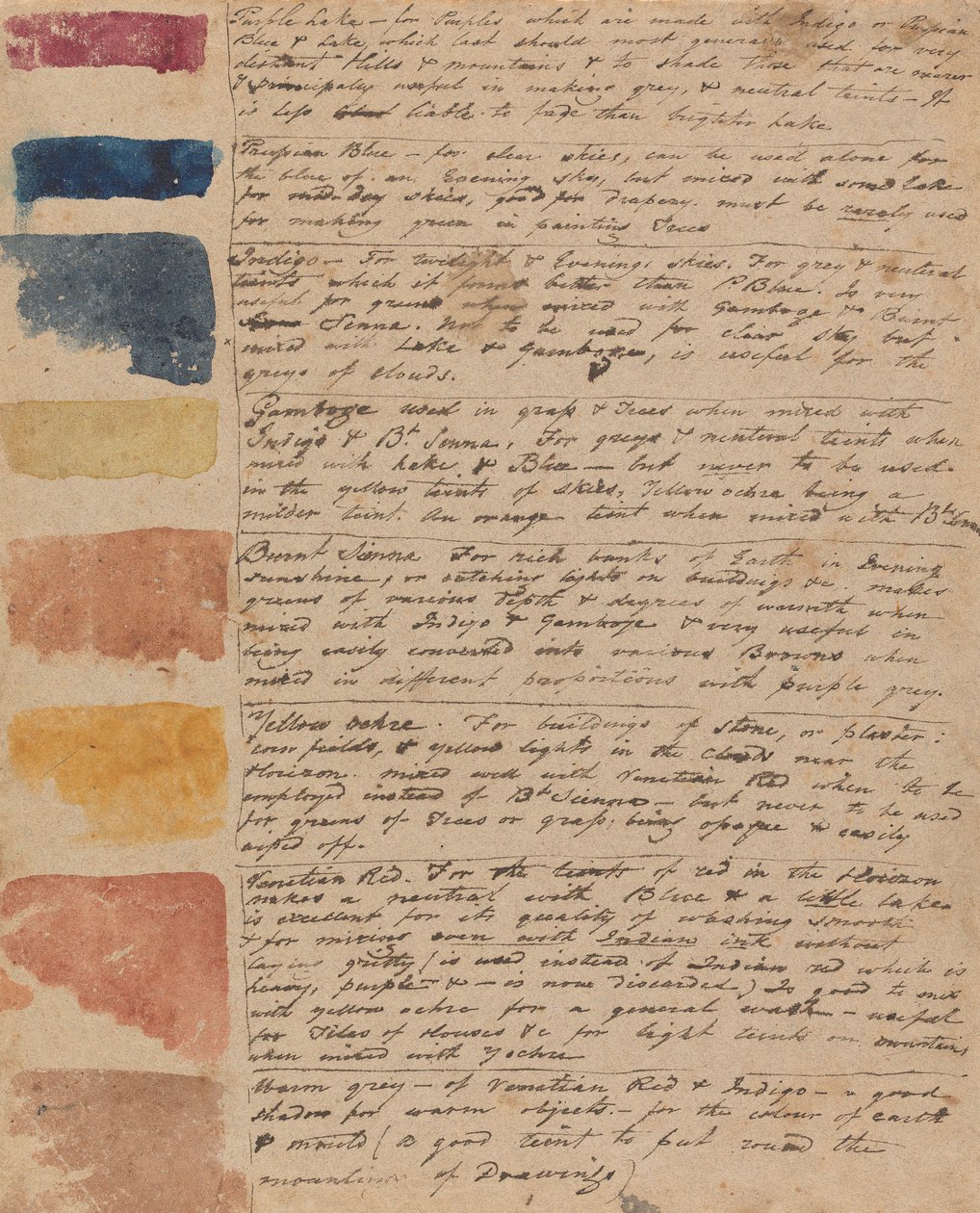 Color Guide, Based on Varley