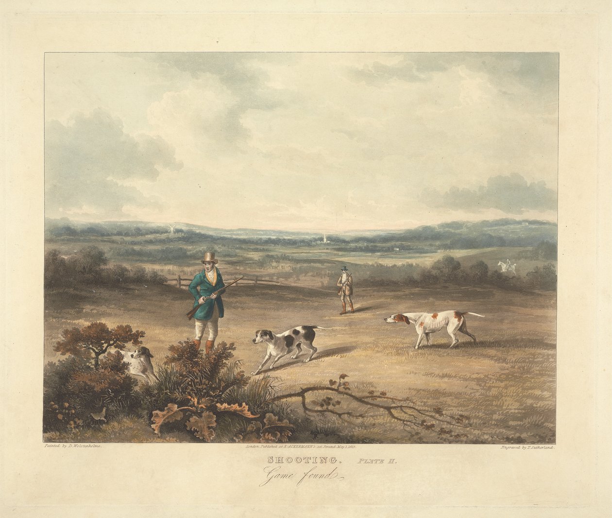A Set of Four - Shooting: Plate II. Game Found by Thomas Sutherland
