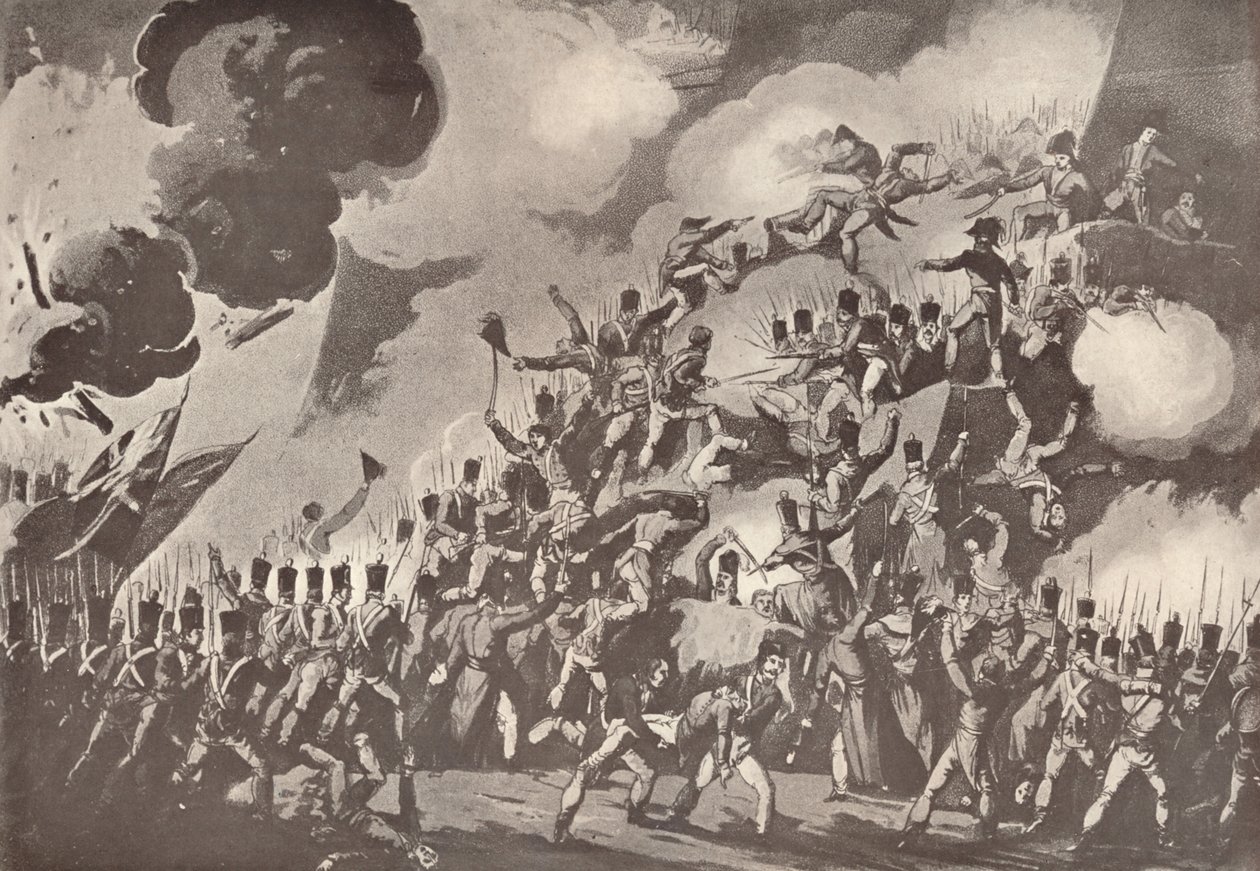 Storming of St. Sebastian, August 31, 1813 by Thomas Sutherland