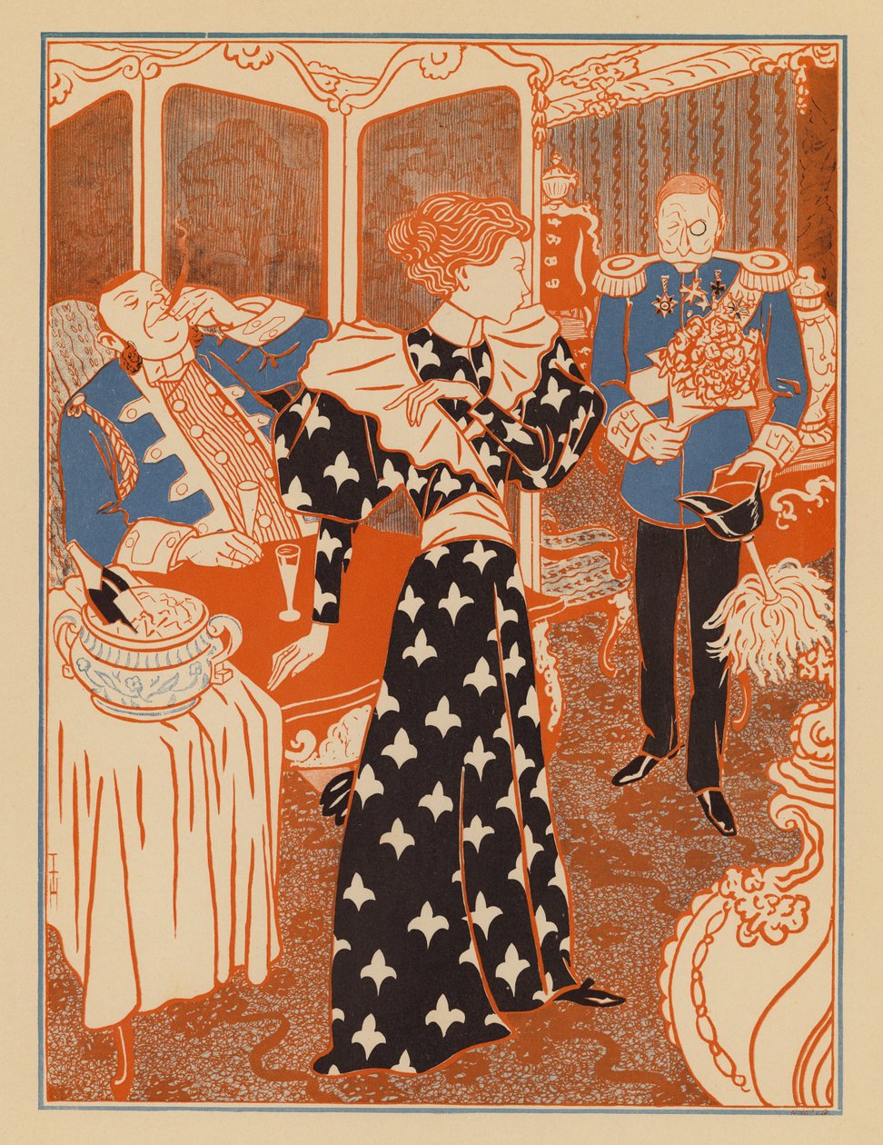 Princess Rejecting a Marriage Proposal Because She Has Got Engaged to Her Suitor
