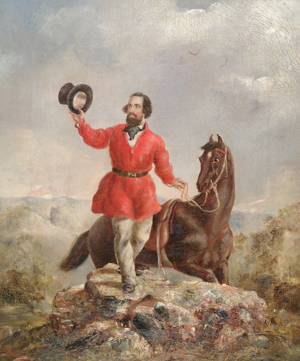 Mr E.H. Hargraves, the Gold Discoverer of Australia by Thomas Tyrwhitt Balcombe
