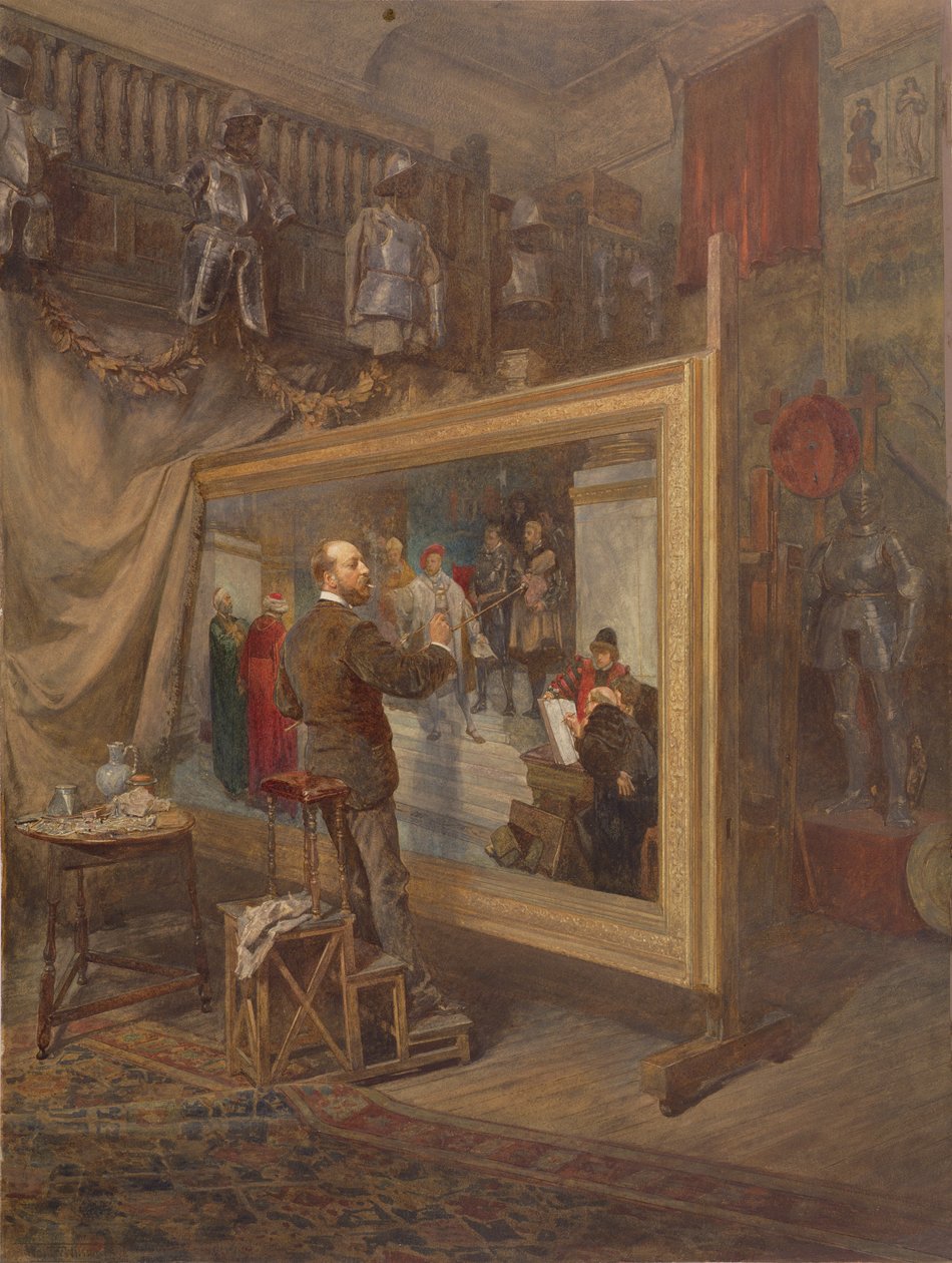 The History Painter, a Self-Portrait by Thomas Walter Wilson
