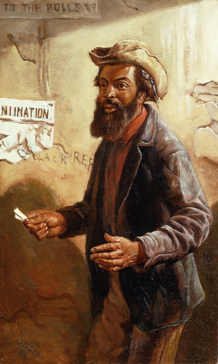 His First Vote, 1868 by Thomas Waterman Wood