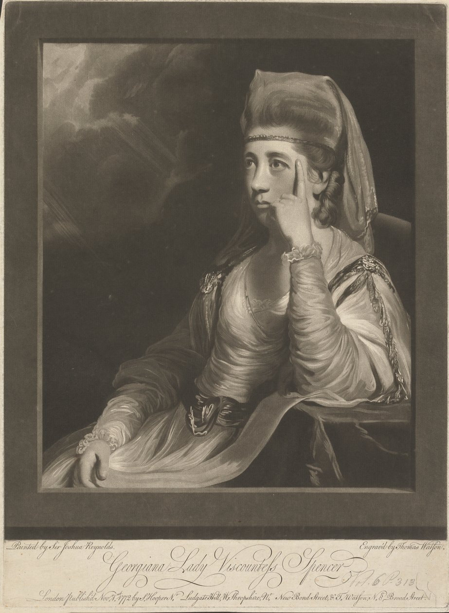 Margaret Georgiana Spencer, Countess Spencer by Thomas Watson