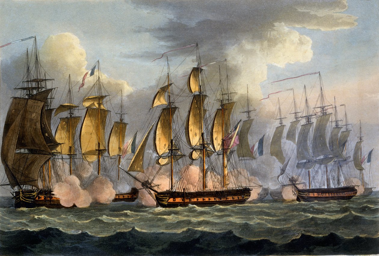 The Capture of La Prévoyante and La Raison, May 17th 1795, from 