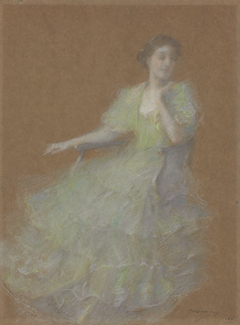 Green and Gold, c.1923-1926 by Thomas Wilmer Dewing