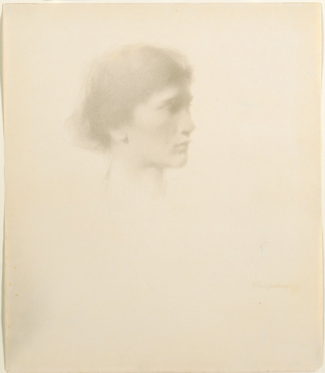 Head of a Woman by Thomas Wilmer Dewing: Buy fine art prints