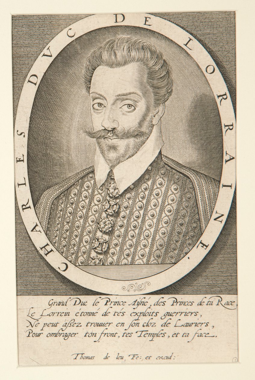 Charles, Duke of Lorraine by Thomas de Leu