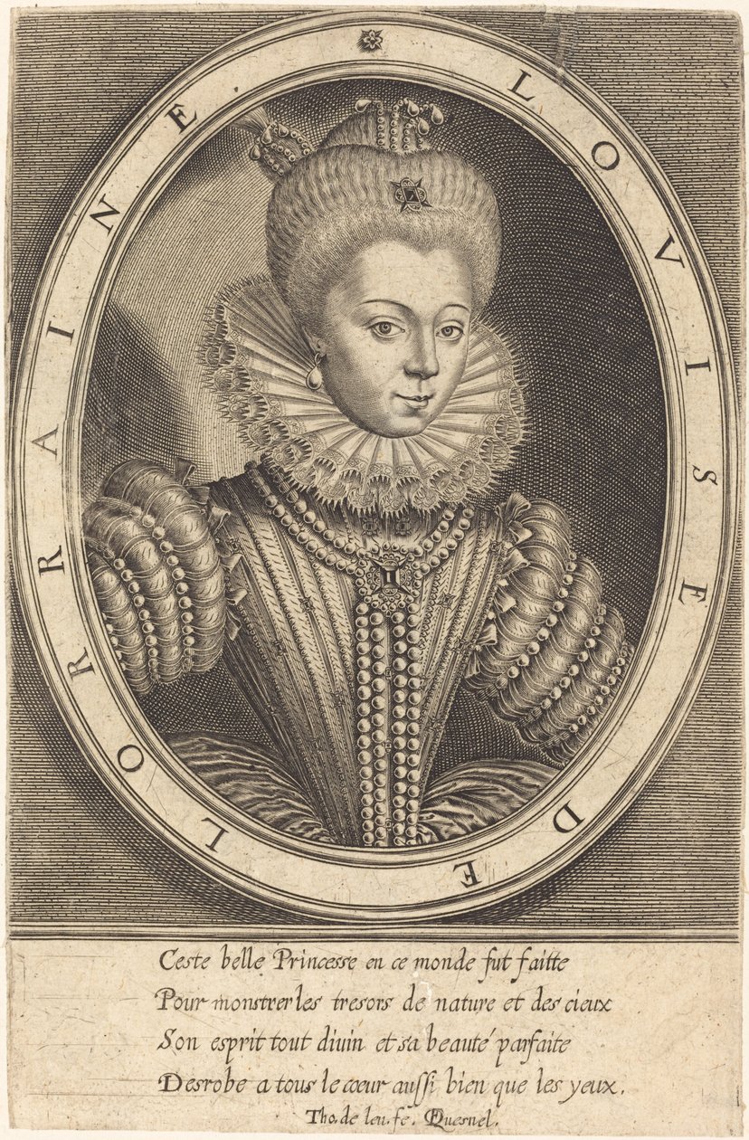 Louise de Lorraine by Thomas de Leu after François Quesnel