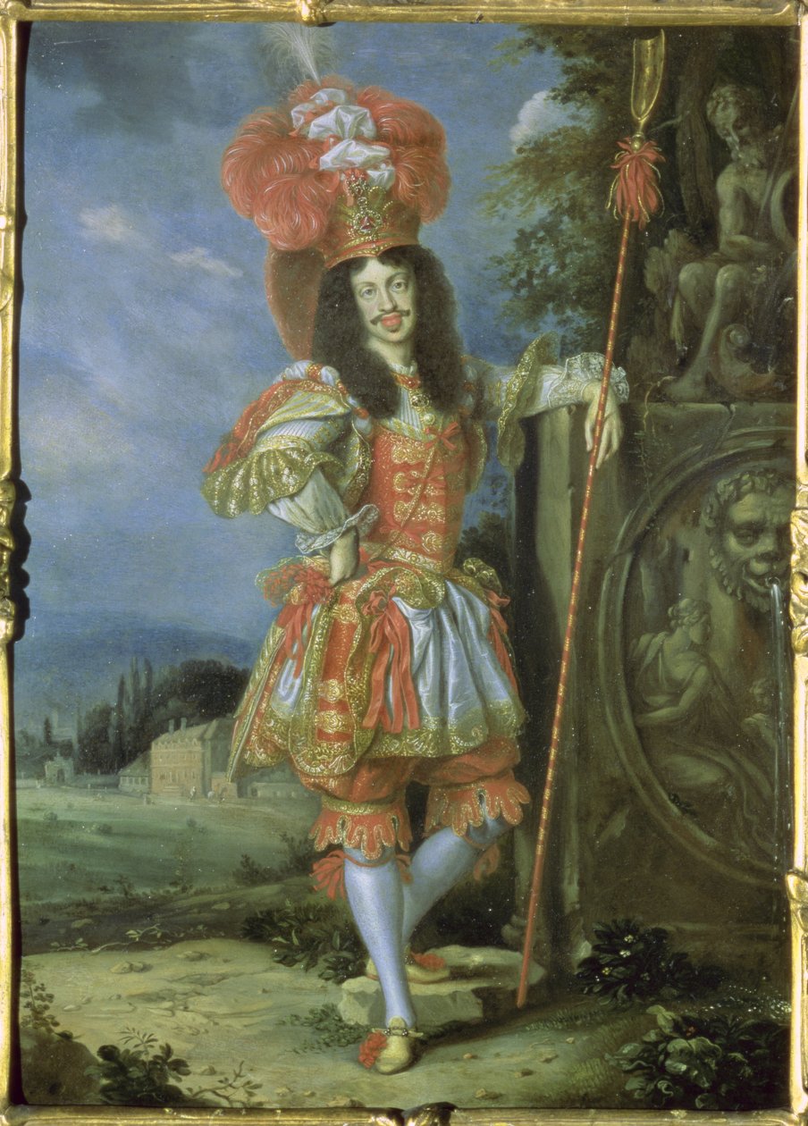 Leopold I, Holy Roman Emperor, in theatrical costume, dressed as Acis from La Galatea, a favola set to music by Antonio Draghi, 1667 by Thomas of Ypres