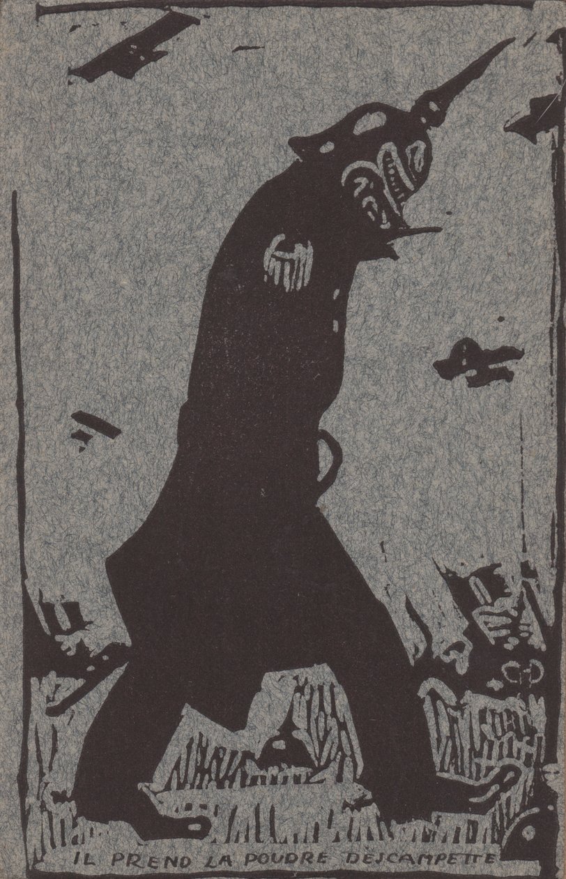 Il prend la poudre descampette by Théophile Alexandre Steinlen