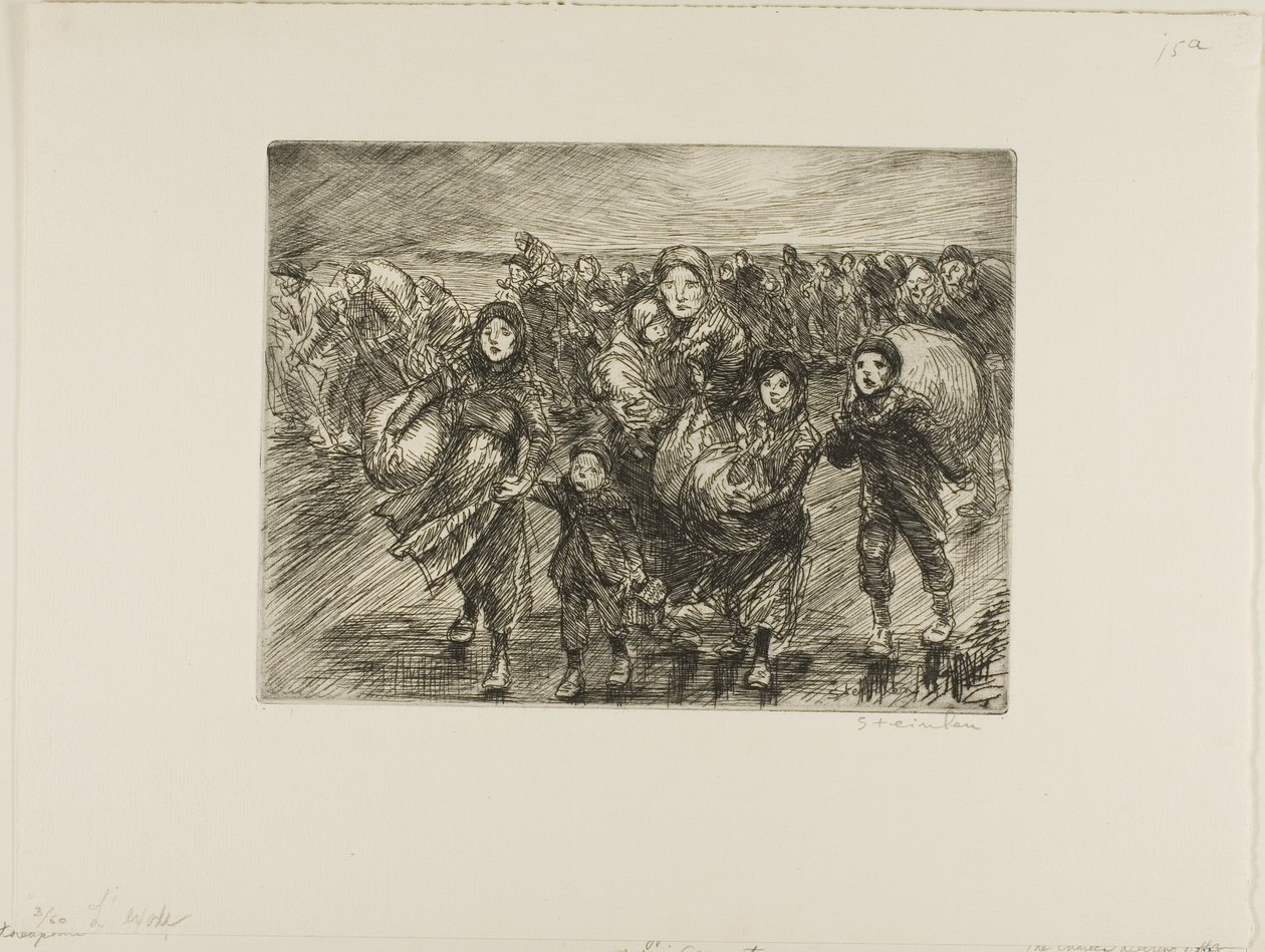 Before the Invasion by Théophile Alexandre Pierre Steinlen
