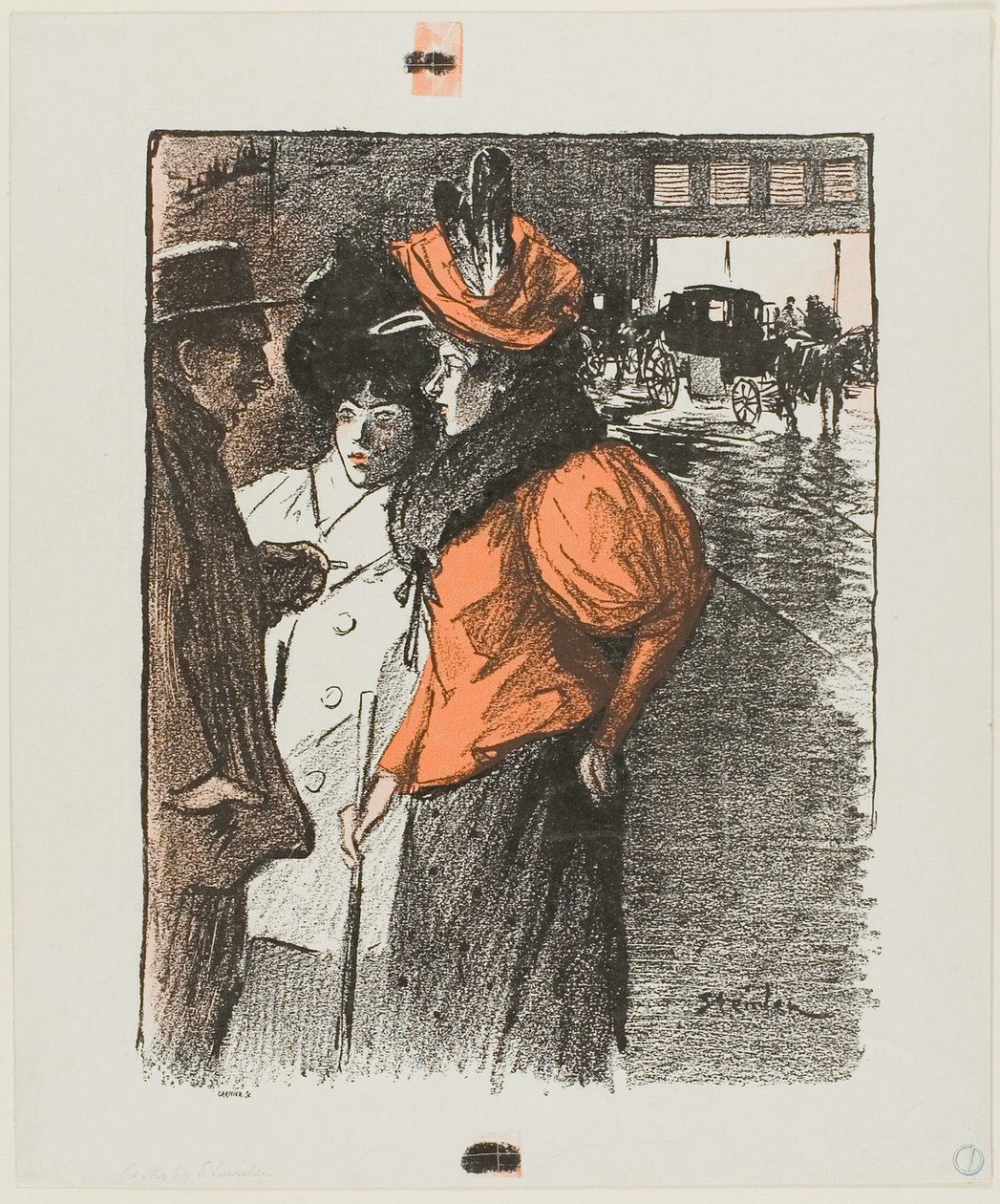 Conversation by Théophile Alexandre Pierre Steinlen