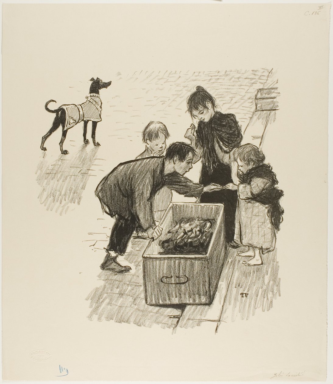 High Society! by Théophile Alexandre Pierre Steinlen