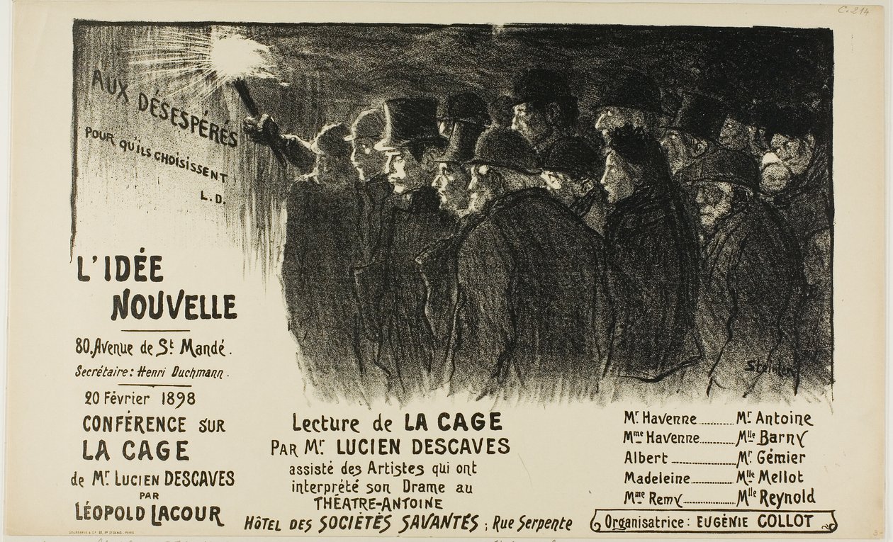 The New Idea by Théophile Alexandre Pierre Steinlen