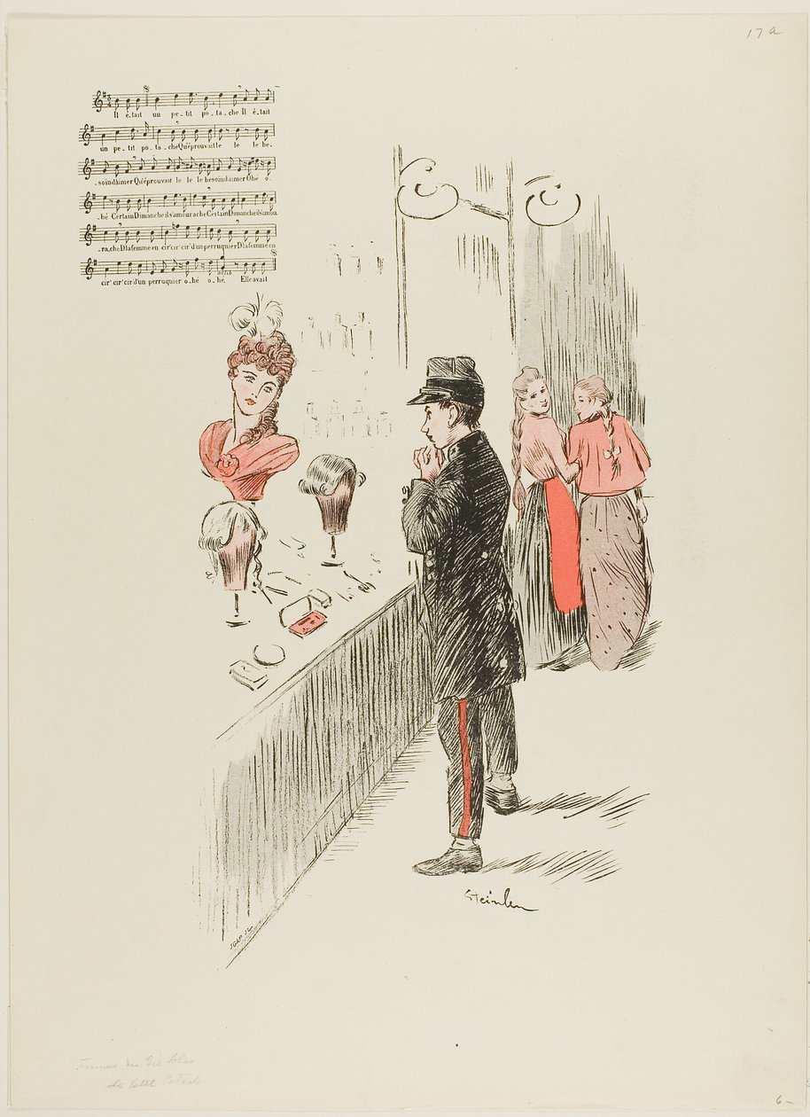 The Little Schoolboy by Théophile Alexandre Pierre Steinlen