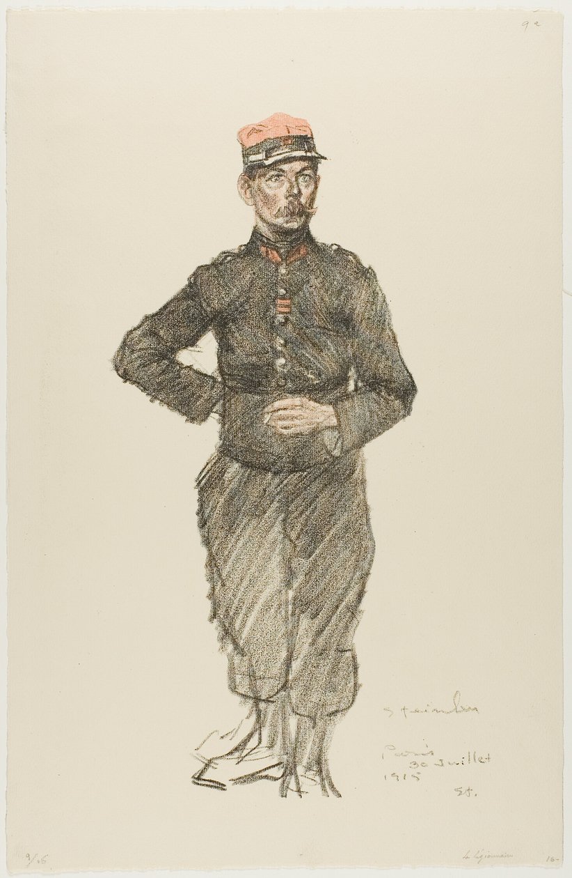 Legionnaire by Théophile Alexandre Pierre Steinlen