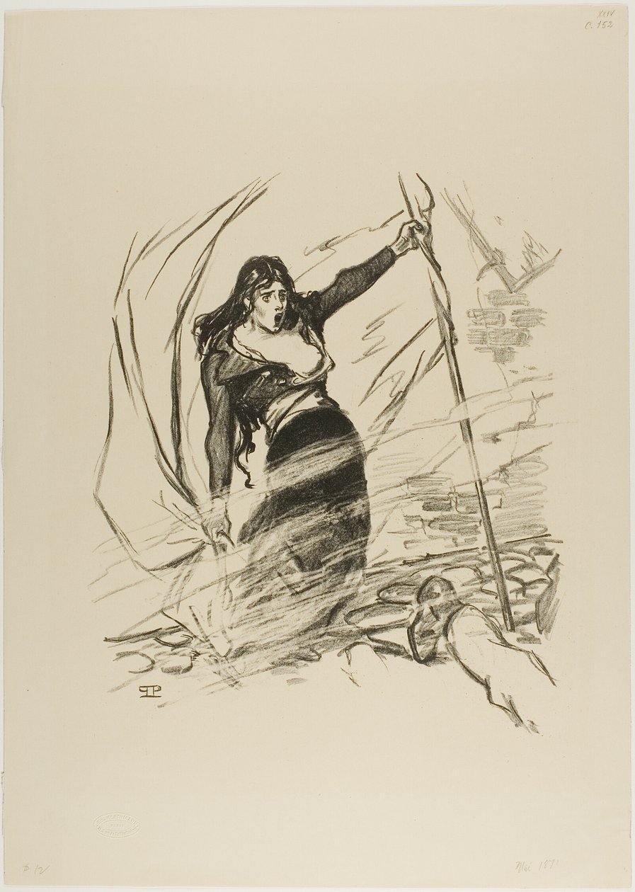 May 1871 by Théophile Alexandre Pierre Steinlen
