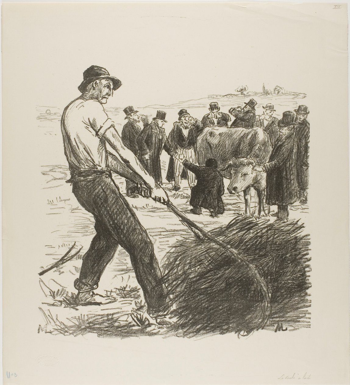 Milch Cow by Théophile Alexandre Pierre Steinlen