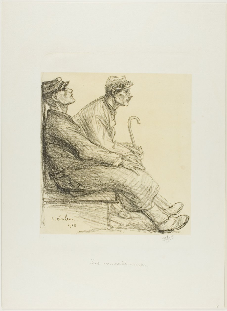 The Convalescents by Théophile Alexandre Pierre Steinlen