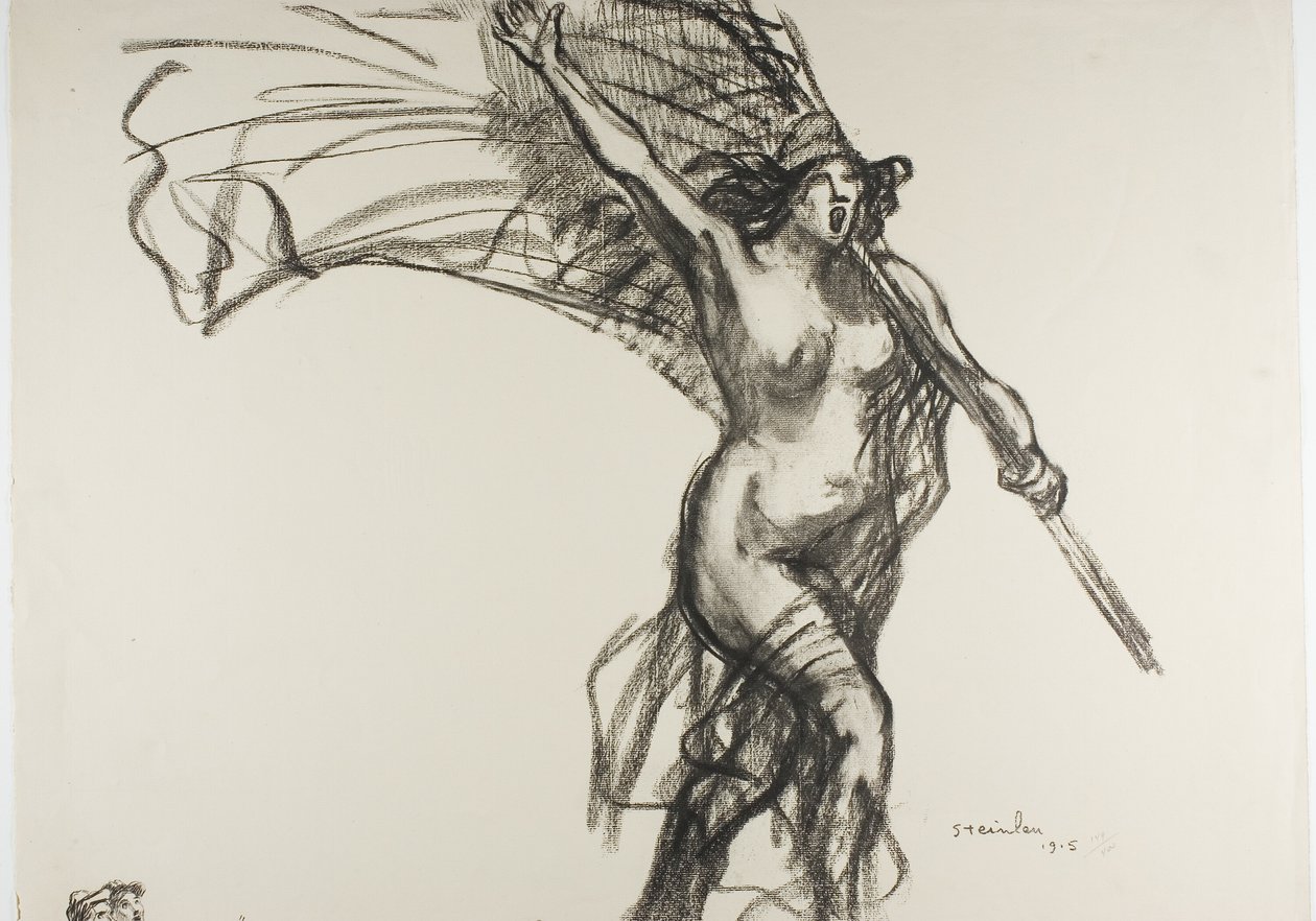The Republic Calls Us..., plate fifteen from Actualités by Théophile Alexandre Pierre Steinlen
