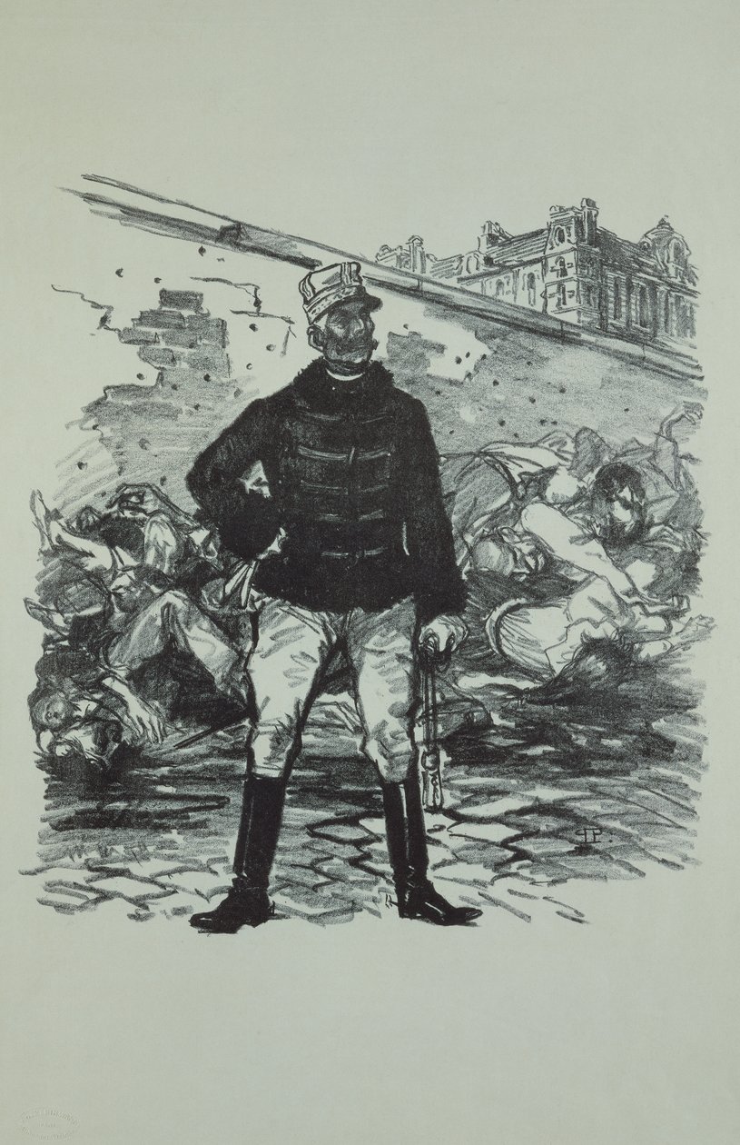 General Gaston Auguste (1830-1909) Marquis de Gallifet, in All His Glory by Théophile Alexandre Steinlen