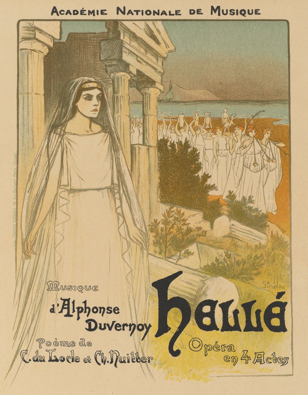 Hellé by Théophile Alexandre Steinlen