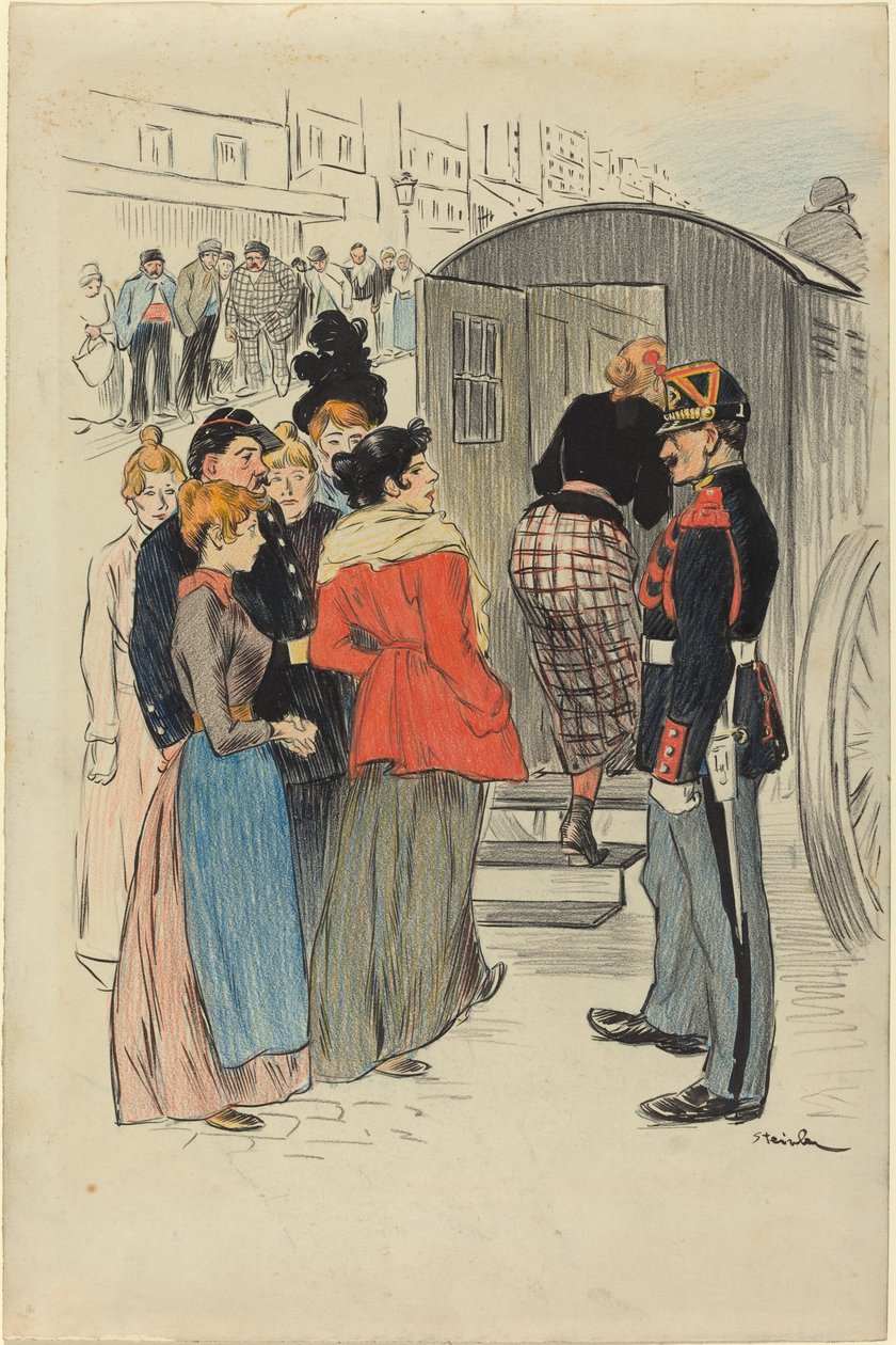 The Roundup, 1893 by Théophile Alexandre Steinlen