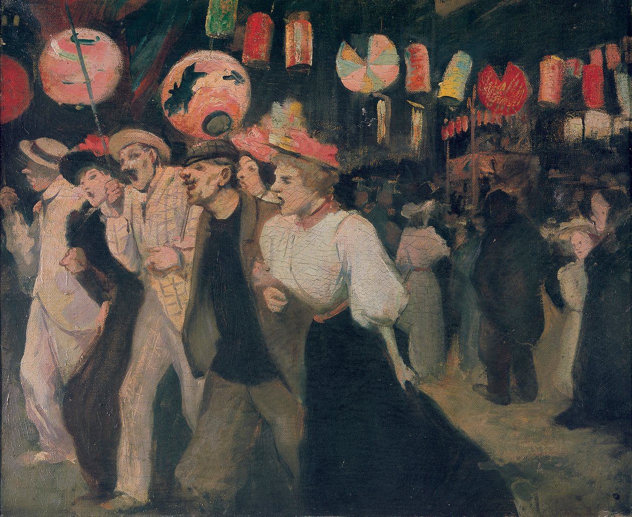 Montmartre, 14 July 1895 by Théophile Alexandre Steinlen