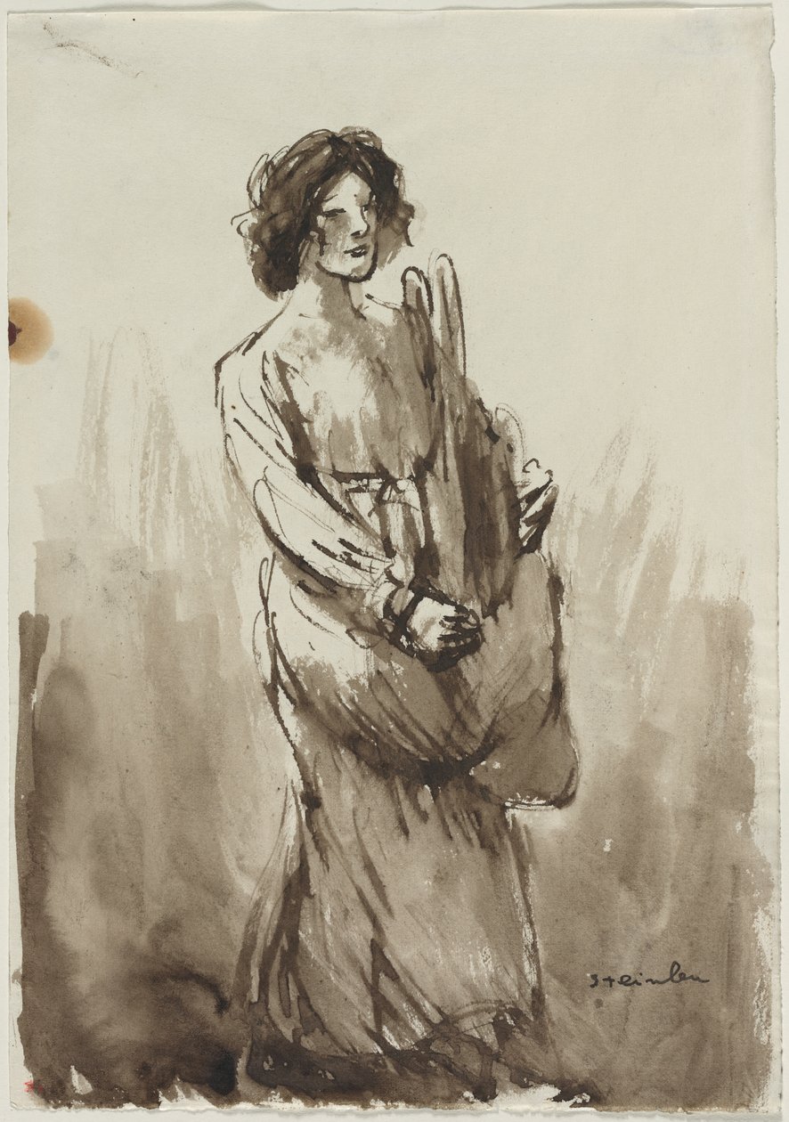 The Bread Carrier, Fourth Quarter 19th Century or First Quarter 20th Century by Théophile Alexandre Steinlen