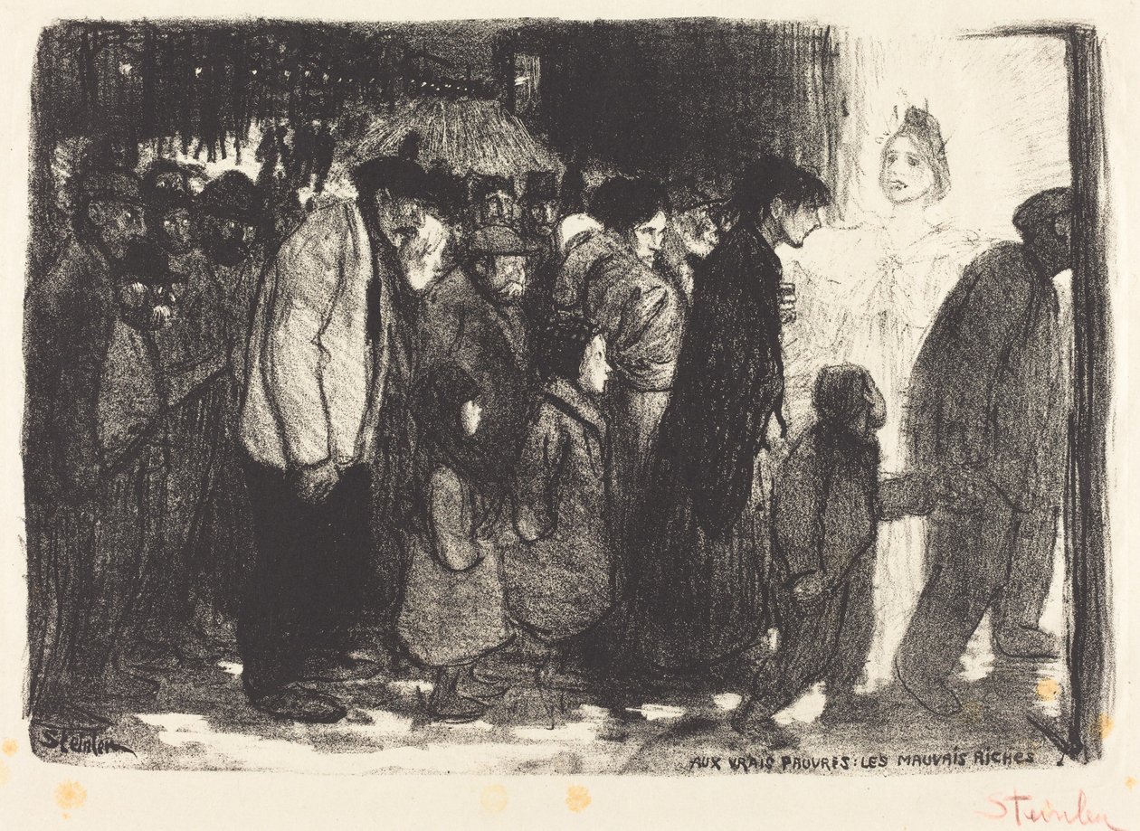 To the True Poor: The Wicked Rich by Théophile Alexandre Steinlen