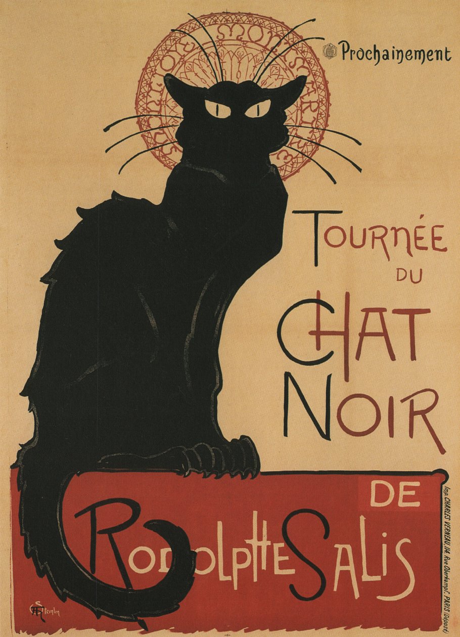 Tournee du Chat Noir, 1896 by Théophile Alexandre Steinlen