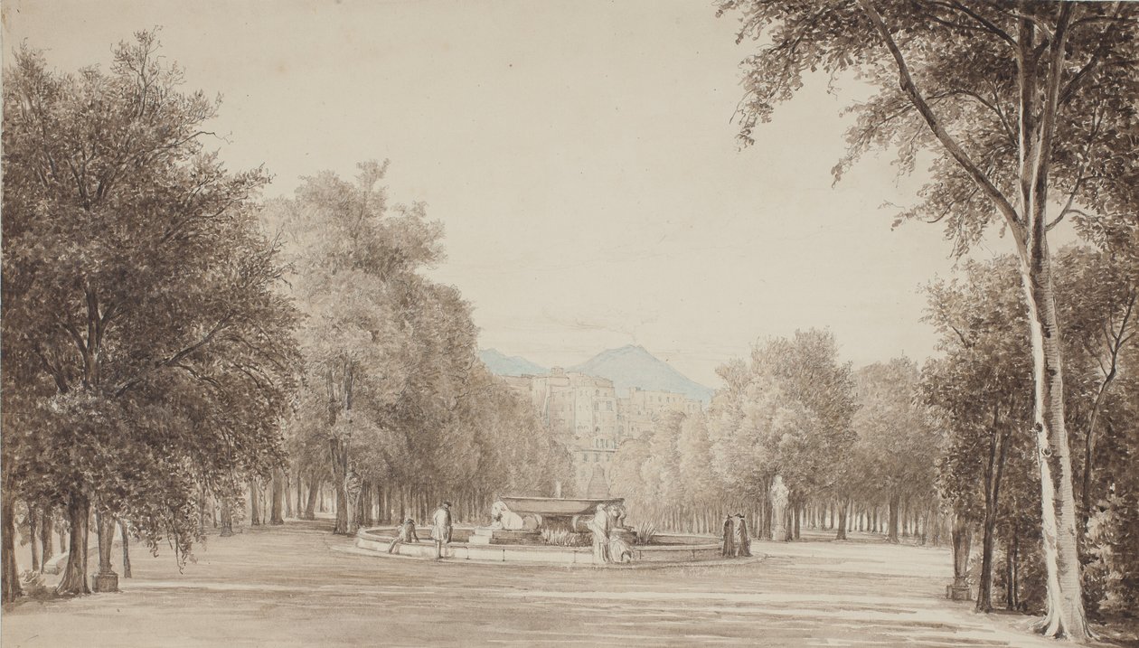 From Villa Reale (now Villa Nazionale) near Naples by Thorald Brendstrup