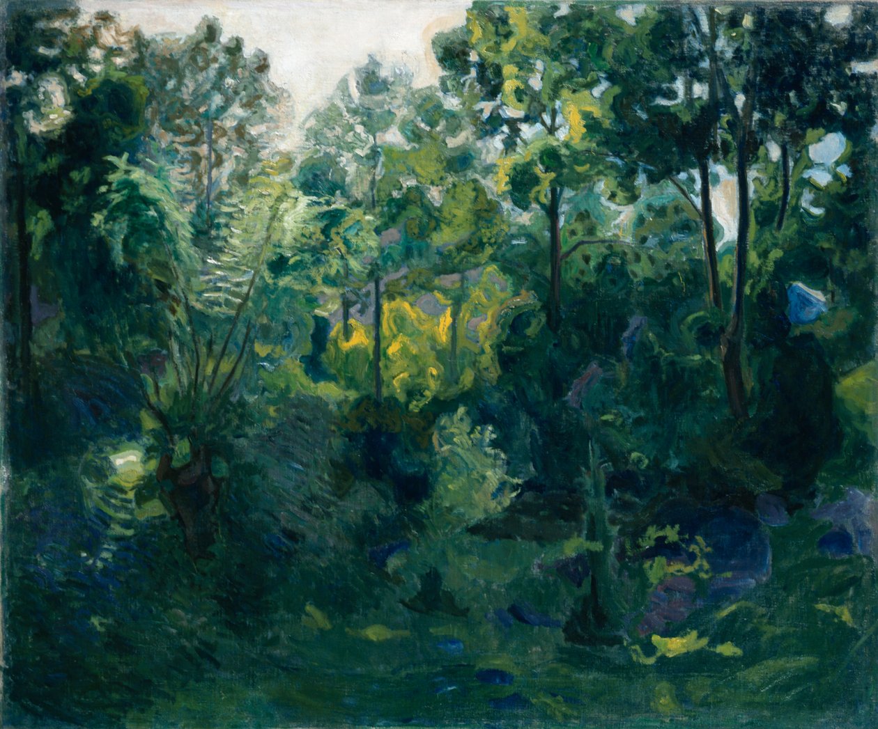 Forest Interior by Thorvald Erichsen
