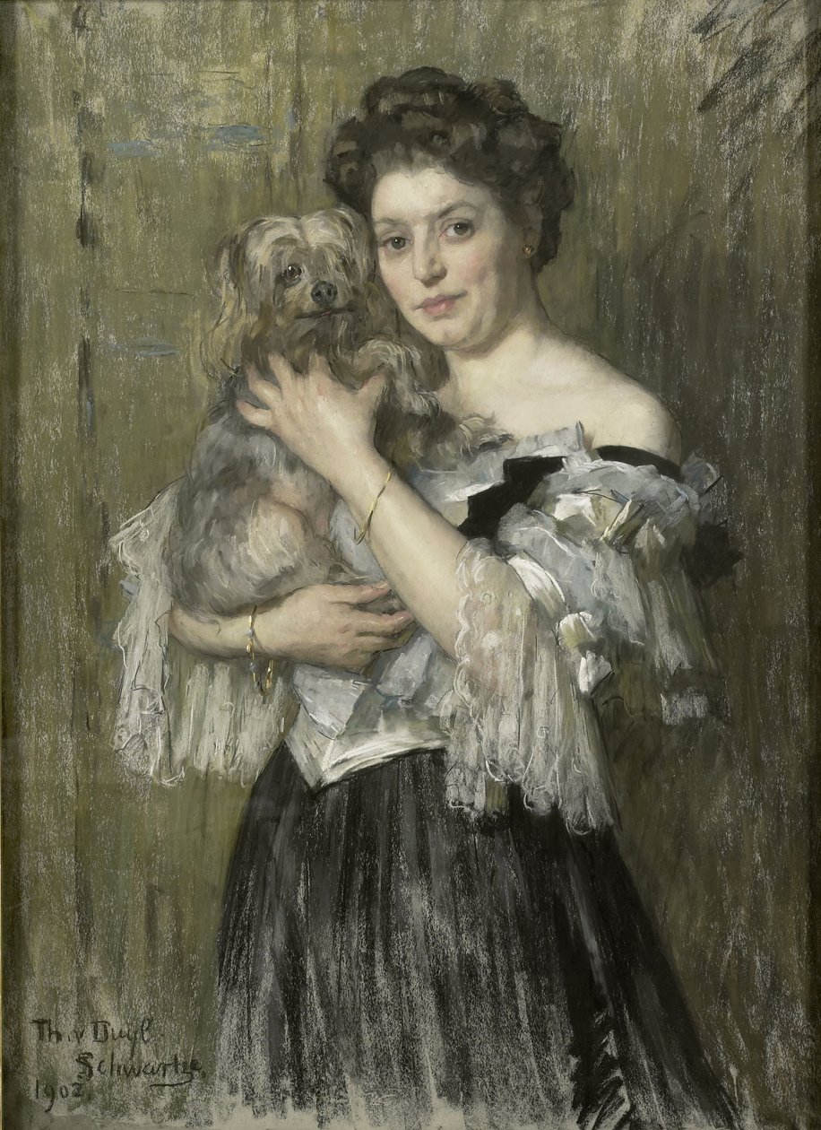 Maria Catharina Josephine Jordan (1866-1948). Wife of the Painter George Hendrik Breitner by Thérèse Schwartze