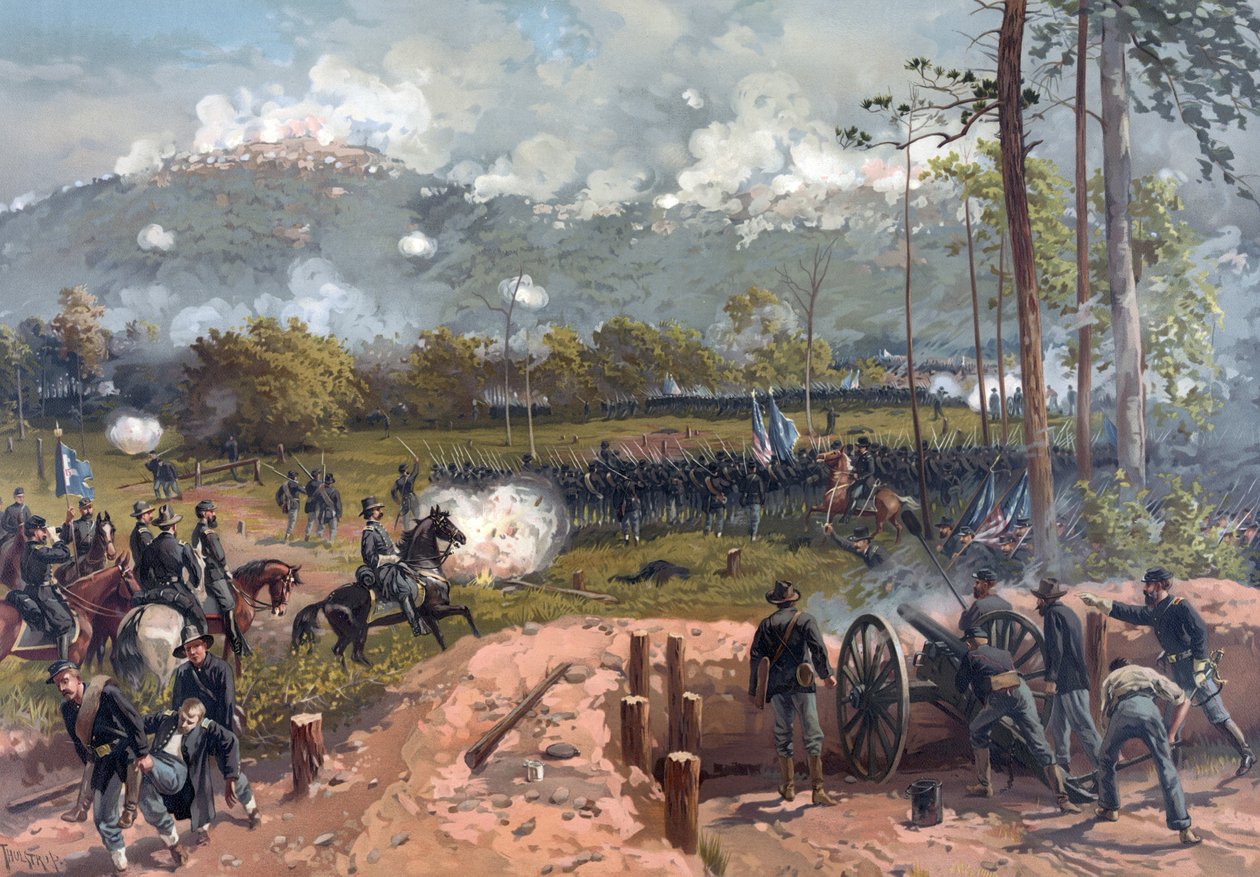 Battle of Kennesaw Mountain by Thure de Thulstrup