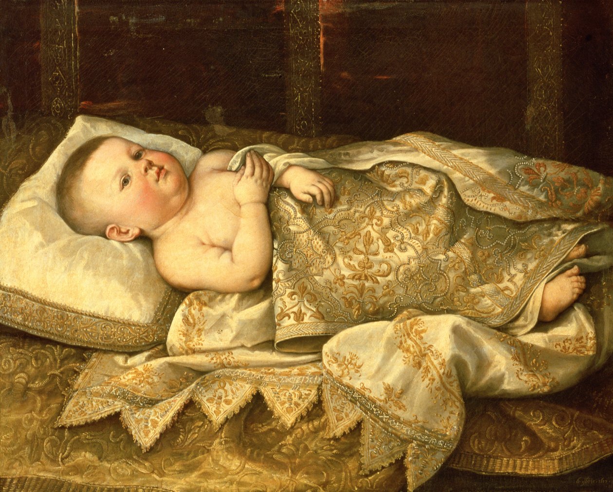 Portrait of Prince Leopold de Medici as a Baby by Tiberio di Tito