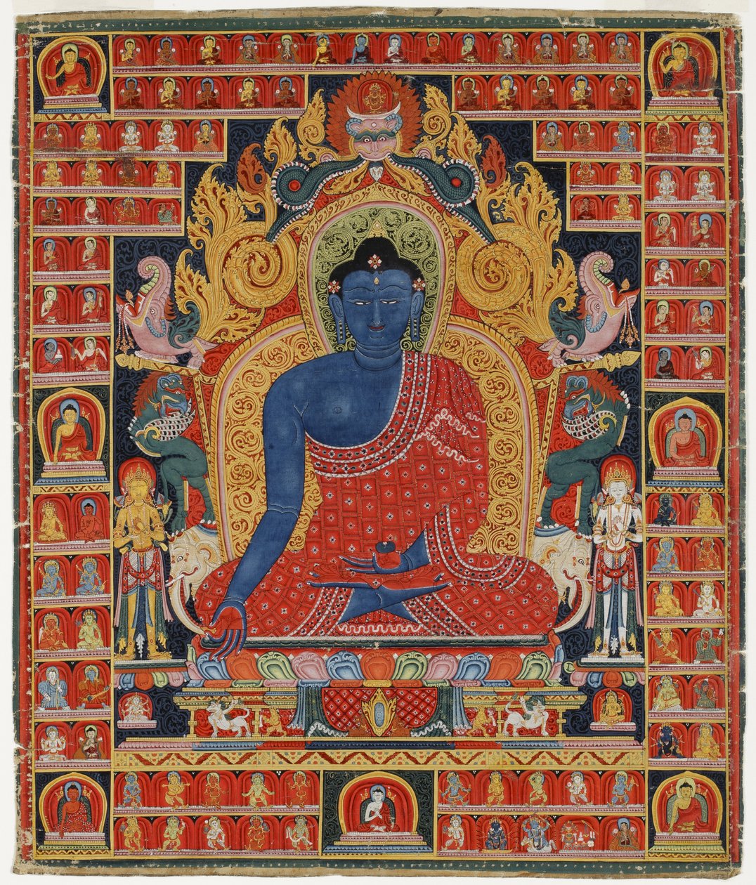 Buddha, the Supreme Healer by Tibetan School