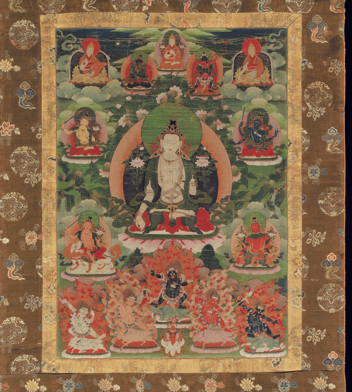 Manjushri, Boddhisattva of Wisdom by Tibetan School