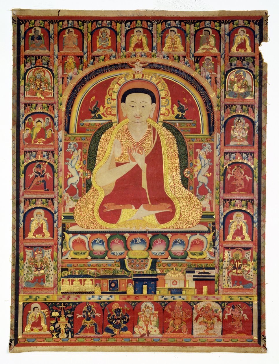 Portrait of the Great Thangpa by Tibetan School