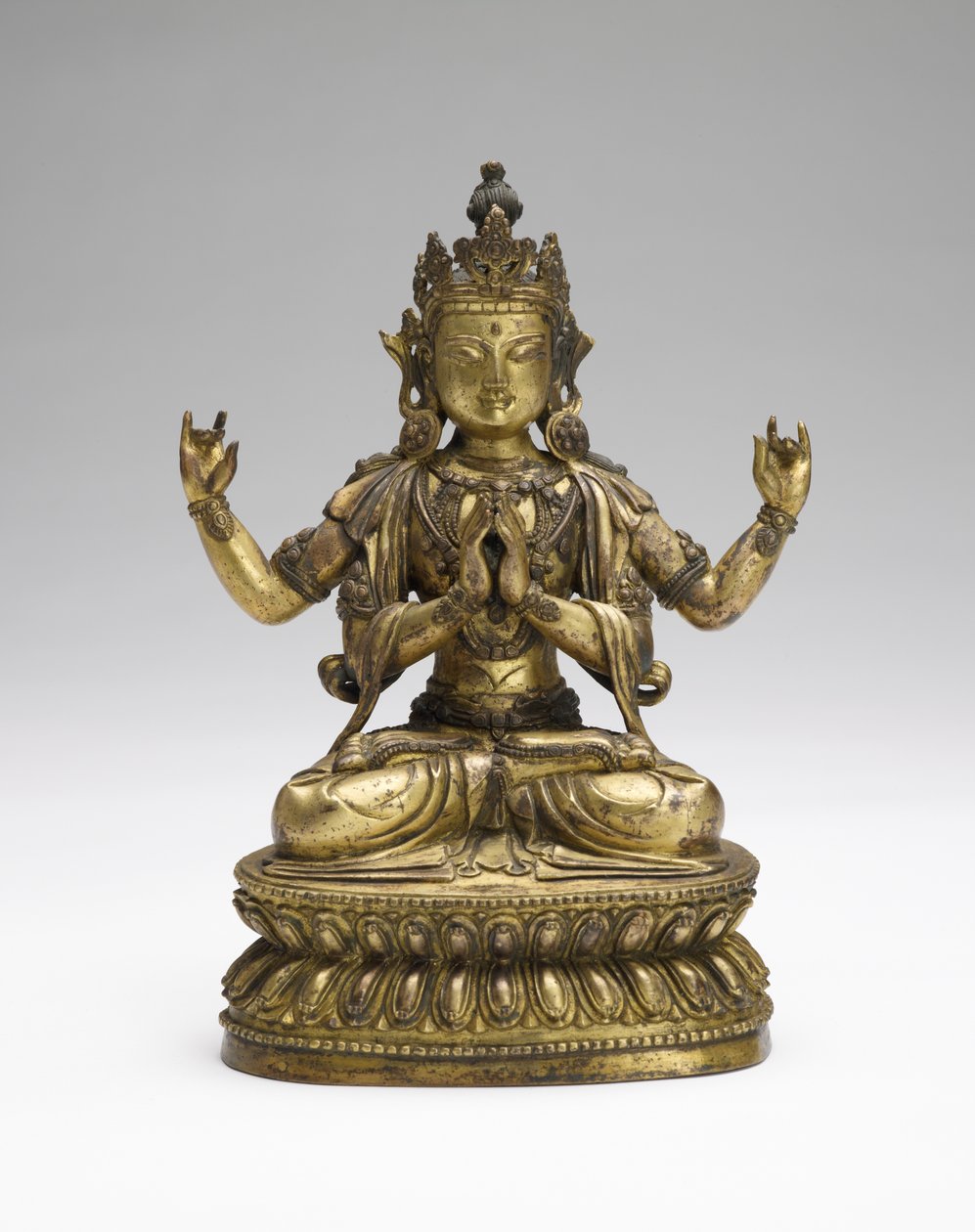 Sukhavati Avalokiteshvara, Late 17th-early 18th centuries by Tibetan School