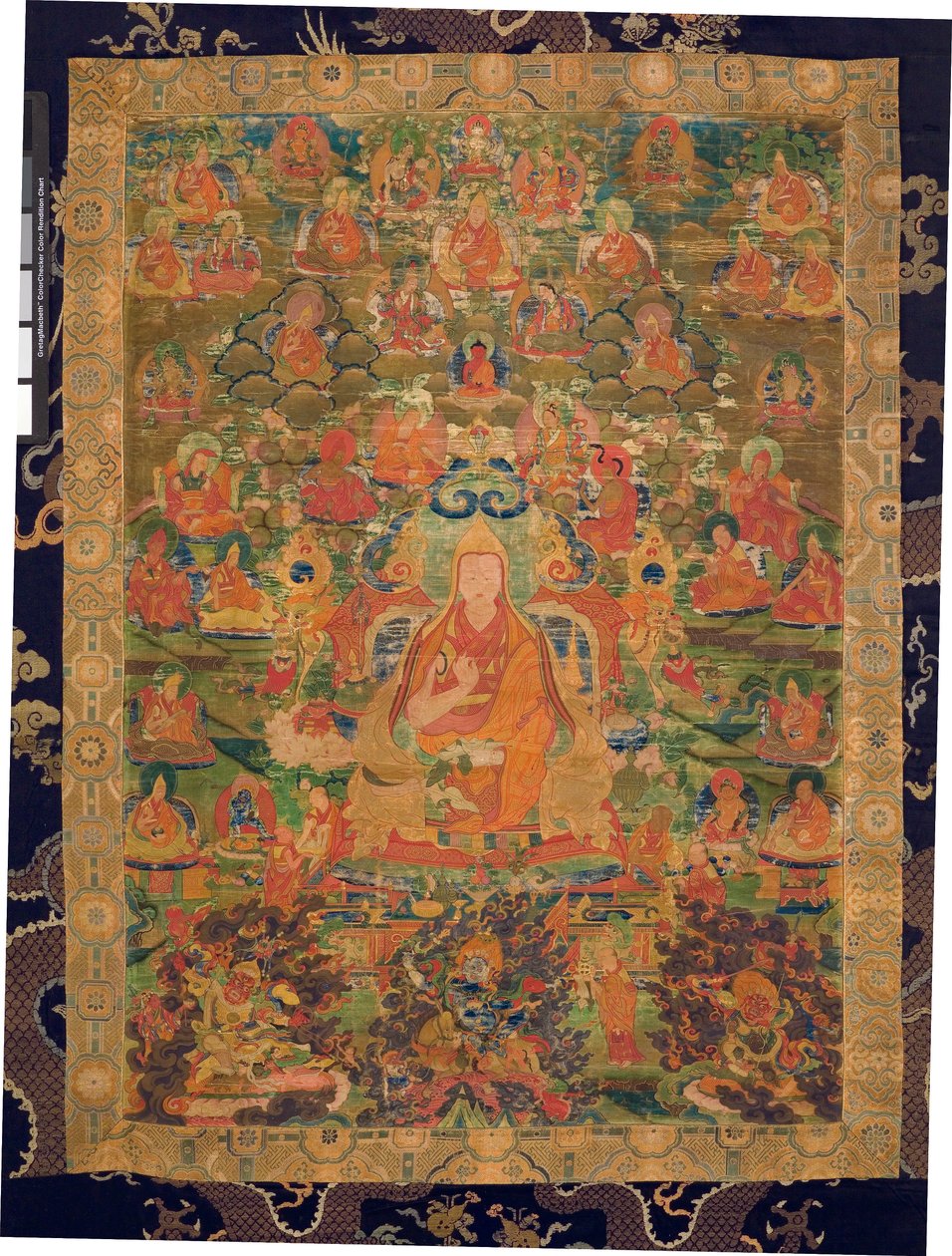 Third Panchen Lama Losan Penden Yeshe by Tibetan School