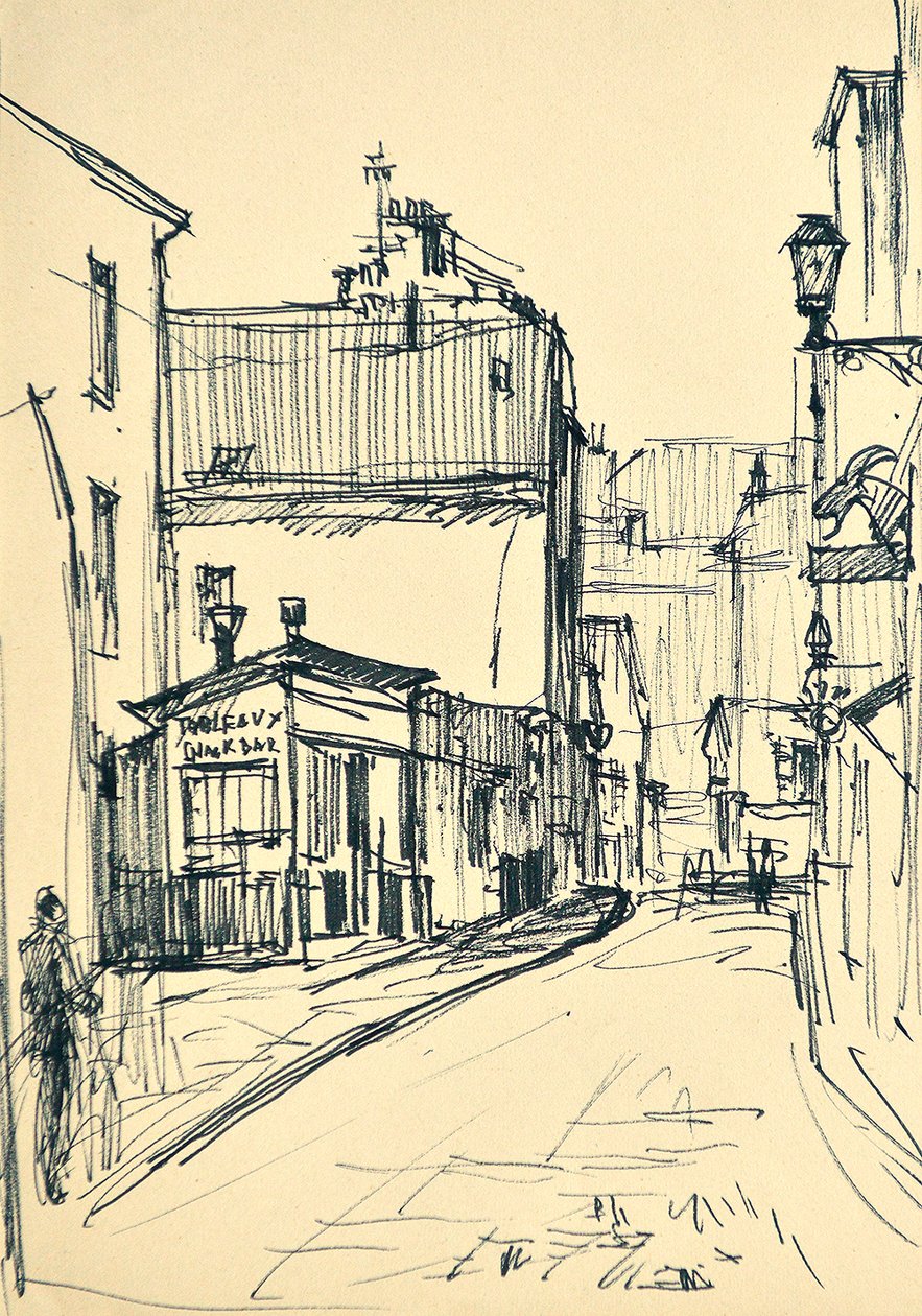 Chevalier de la Barre Street (Paris) by Tibor Dengyel