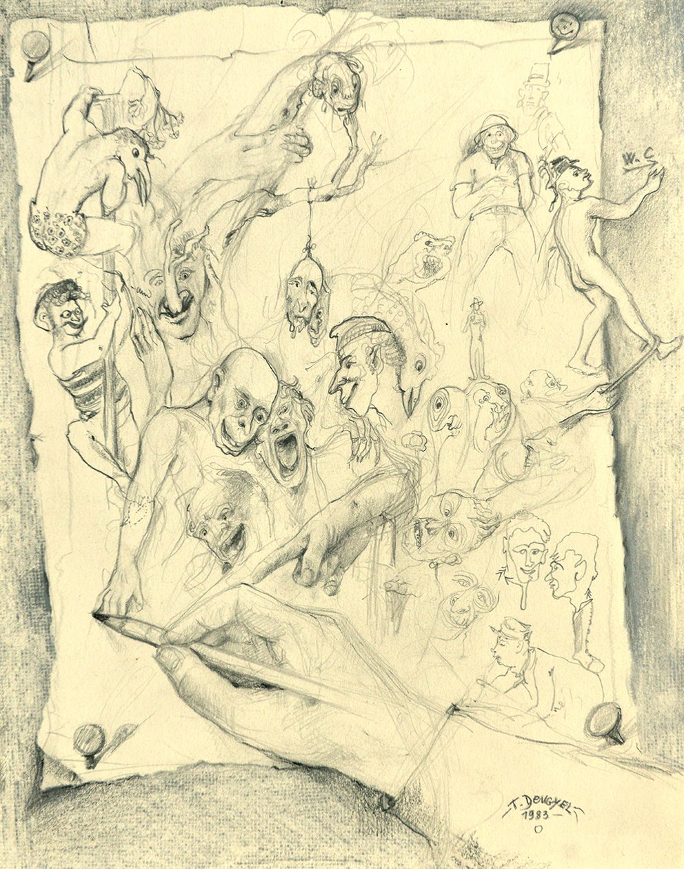 The Hand of the Artist (by the artist) by Tibor Dengyel