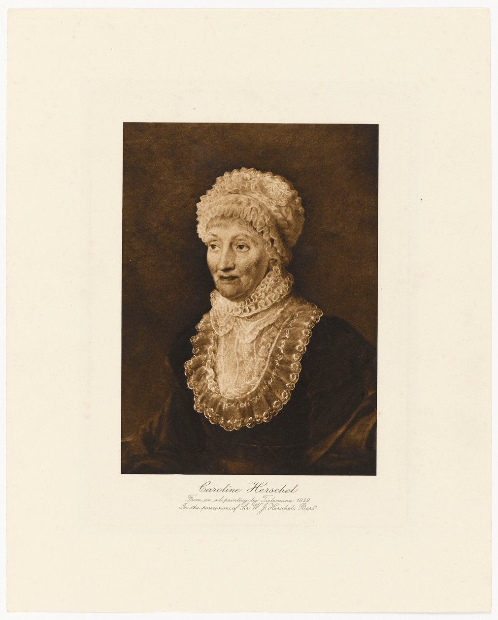 Caroline Herschel by Tielemann Tielemann