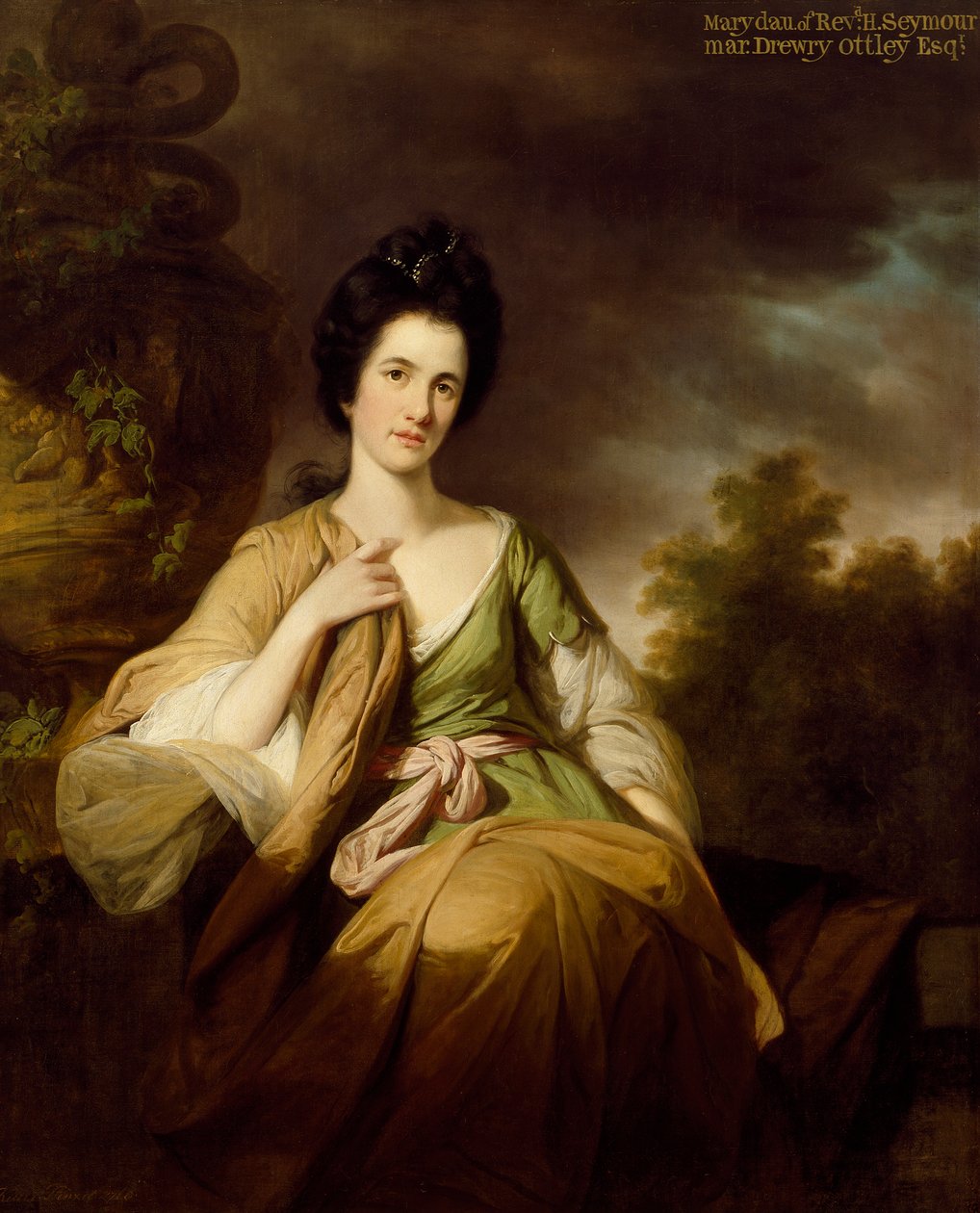 Mrs. Drewry Ottley, 1768 by Tilly Kettle