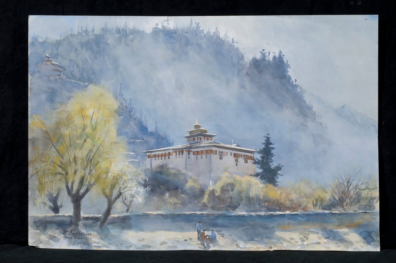 Paro Dzong, Bhutan by Tim Scott Bolton