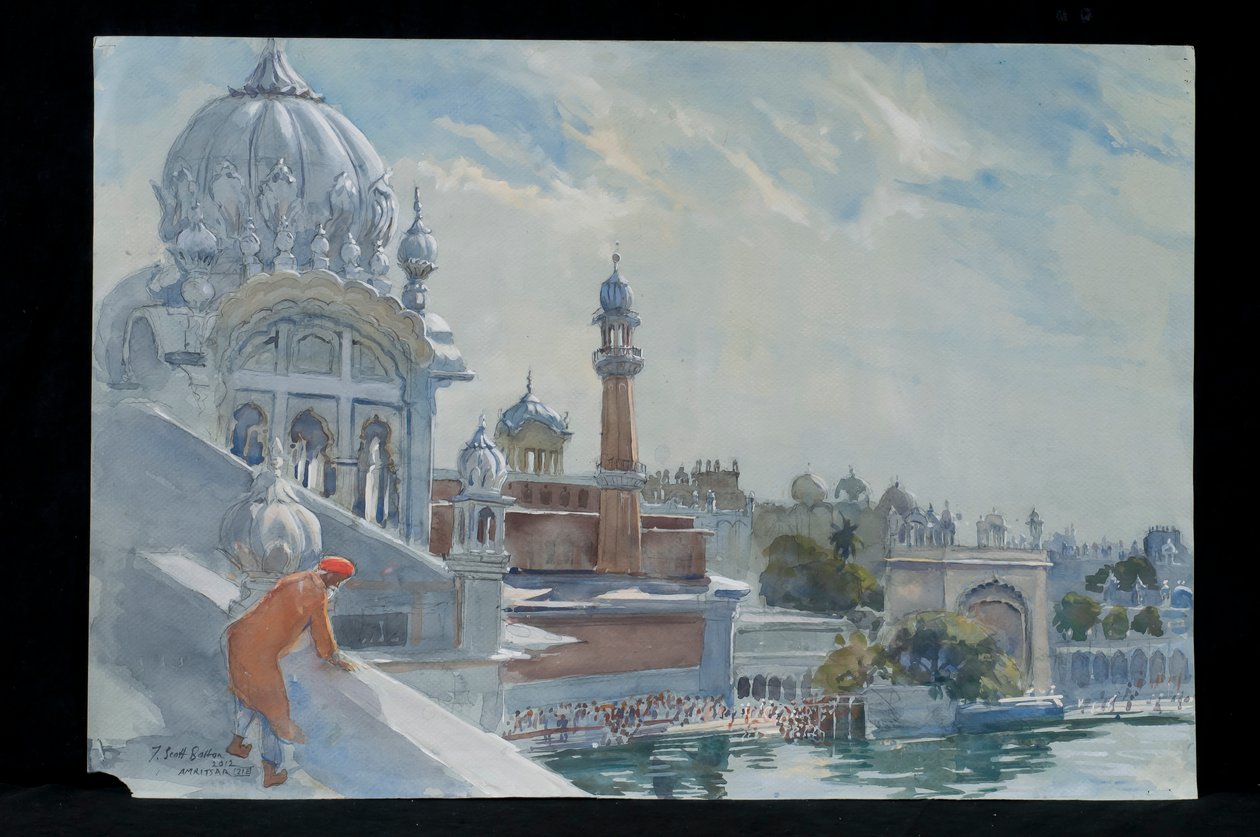 The Refectory, Golden Temple, Amritsar, 2012 by Tim Scott Bolton