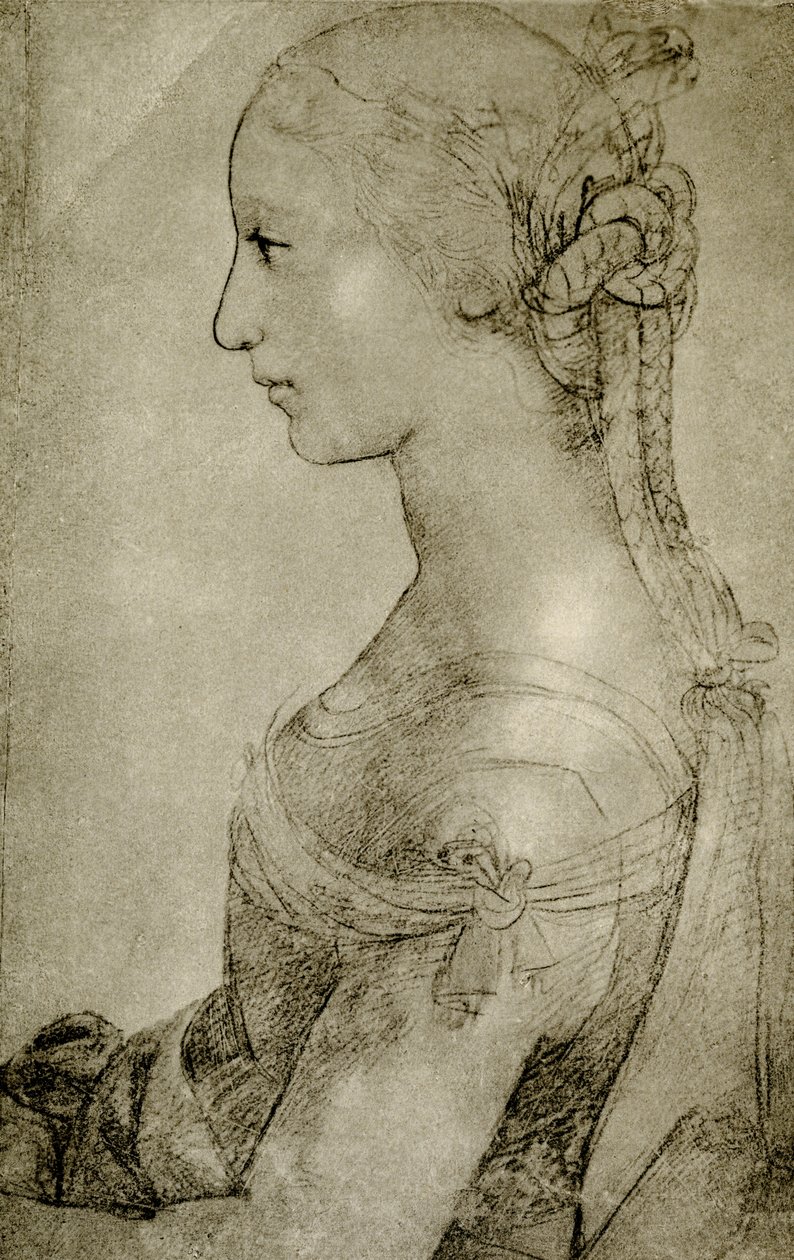 Girl profile by Timoteo Viti